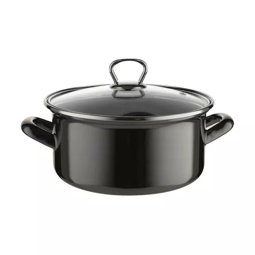 Vas emailat cu capac 2,9 l, negru
