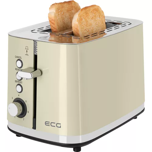 Prăjitor de pâine ECG ST 2766 Vintage Vanilla