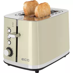 Prăjitor de pâine ECG ST 2766 Vintage Vanilla