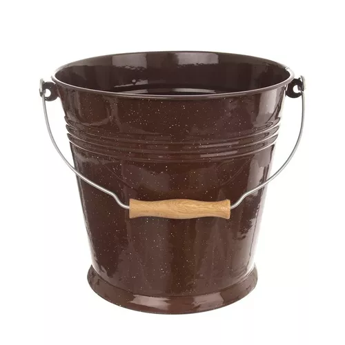 Găleată smălțuită Tescoma Brown, 10 l