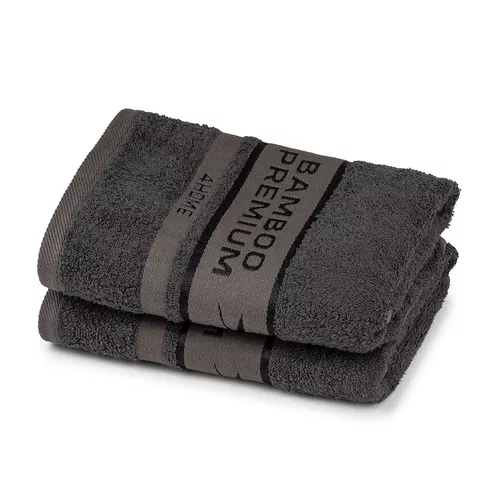 Prosop 4Home Bamboo Premium, gri închis, 30 x 50 cm, gri închis
