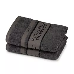 Prosop 4Home Bamboo Premium, gri închis, 30 x 50 cm, gri închis