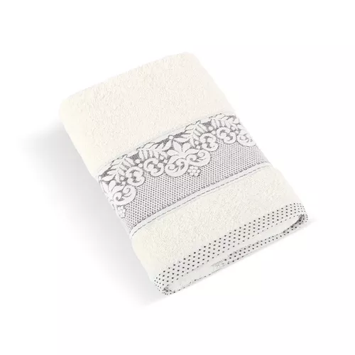 Prosop frotir Bellatex colecția Orchidea vanilie, 50 x 100 cm