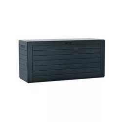 Ladă de depozitare pentru grădină Woodebox ,antracit, 280 l, 116 x 55 x 44 cm