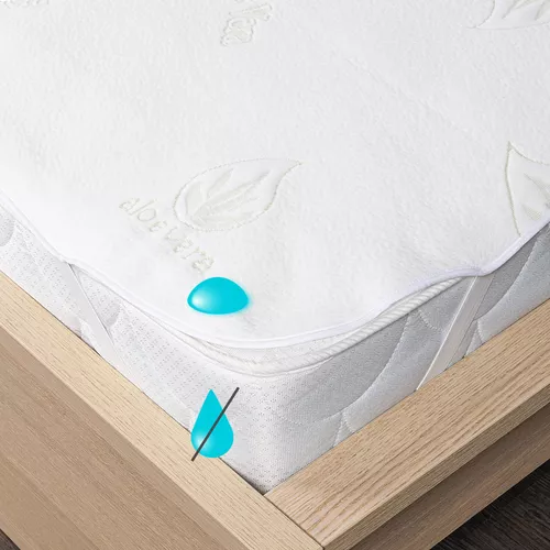Protecție saltea 4Home Aloe Vera impermeabilă cu elastic, 90 x 200 cm