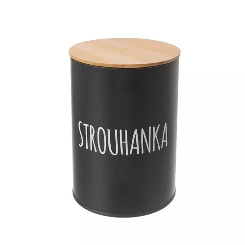 Doză metalică pentru pesmet Orion  BLACK