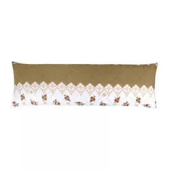 Față de pernă de relaxare Bellatex Trandafir maro,45 x 120 cm