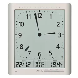 Ceas digital de perete și de masă AMS 5898, 21 x24 cm