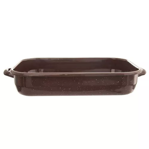 Orion Tavă de copt emaila Brown, 37,5 x 24 x 7 cm