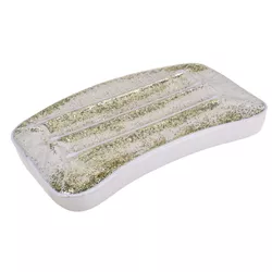 Pernă de baie cu ventuze LUXURY SILVER,