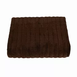 Prosop micro-bumbac DELUXE maro , 50 x 95 cm, 50 x 95 cm
