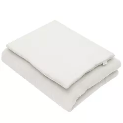 Set de muselină New Baby cu umplutură ecru, 80 x70 cm