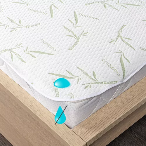 Protecție saltea 4Home Bamboo impermeabilă cu elastic, 140 x 200 cm