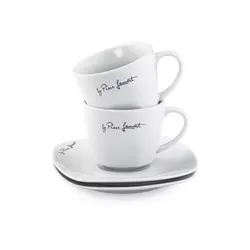 Set 2 cești cu farfurioare Lamart LT9016  Dine, 190 ml