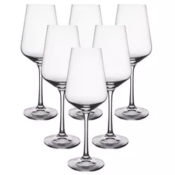 Set 6 pahare de vin alb Crystalex SANDRA,0,35 l