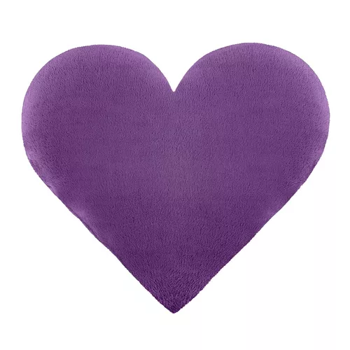 Pernă Bellatex în formă de Inimă violet42 x 48 cm