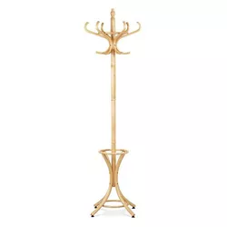Cuier lemn masiv natural, 186 cm