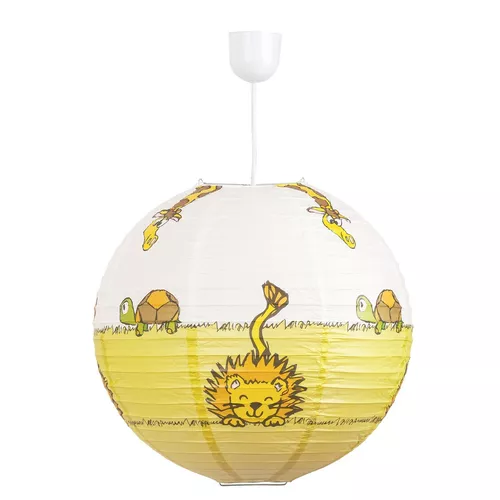 Lustră copii Rabalux 4633 Leon, galben