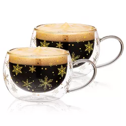 Pahare termo cappuccino 4Home Snow Hot&Cool270 ml, 2 buc.