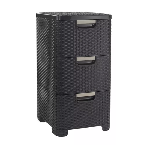 Raft Curver cu sertare STYLE,  maro