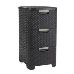 Raft Curver cu sertare STYLE,  maro