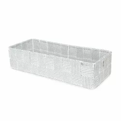 Coș de depozitare pentru sertare Compactor Toronto, 30 x 12 x 7 cm, gri