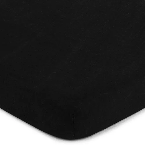 Cearşaf 4Home jersey, negru, 140 x 200 cm