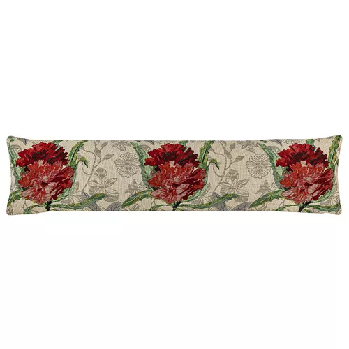 Pernă de etanșare decorativă pentru ferestre Trandafir roșu, 22 x 90 cm