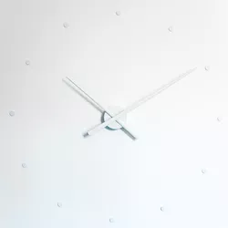 Ceas de design de perete NOMON OJ, 80 cm, alb