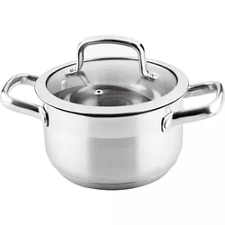 Oală din inox Lamart LTSS1810 PRESTIGE cu capac 18 x 10,5 cm