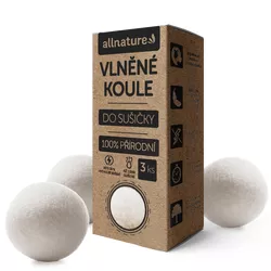 Bile de uscare Allnature Wool,  3 buc.