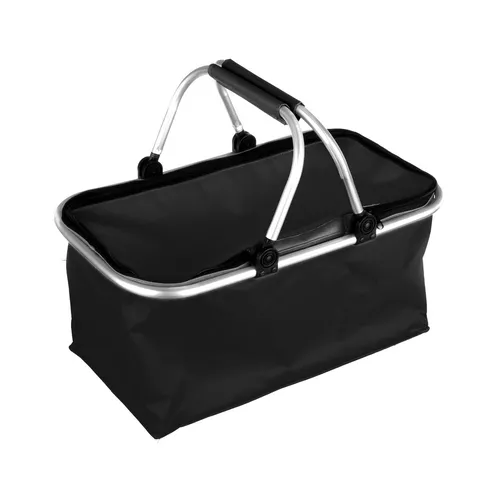 Cos pentru cumpărături Camping negru