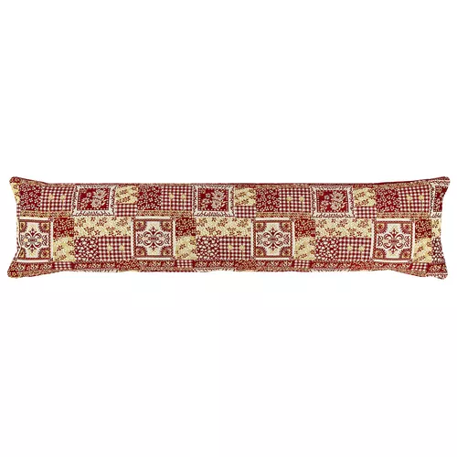 Pernă de etanșare decorativă pentru ferestre Tapiserie roșie, 90 x 20 cm