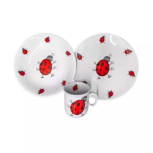 Thun 3 piese set de mese pentru copii Ladybug