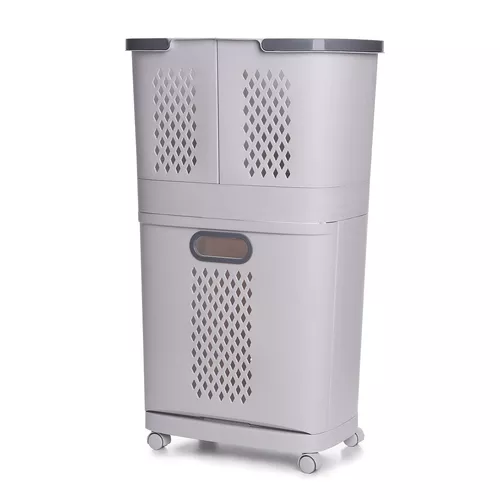 Set coșuri universale 4Home HANDY cu rotile, 2 nivele