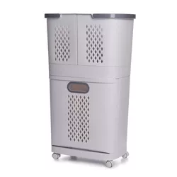 Set coșuri universale 4Home HANDY cu rotile, 2 nivele
