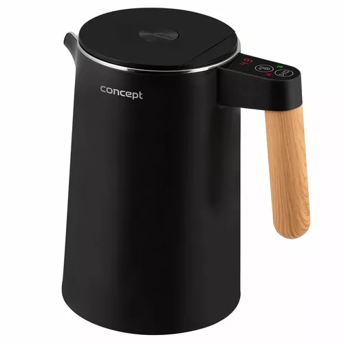 Fierbător din oțel inoxidabil Concept RK3301 Salt& Pepper 1,5 l, negru