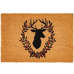 Covoraș de intrare de cocos Home Elements Cerb, 40 x 60 cm