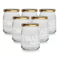 Borcan de conserve Cerve Cooking cu capacEASY WHITE 500 ml, 6 x