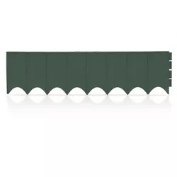 Palisadă de grădină Garden Fence verde 10 buc.