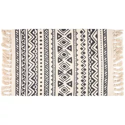 Traversă covor Zigzag bej, 90 x 60 cm