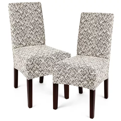 Husă multielastică 4Home Comfort Plus penntru scaun, bej, 40 - 50 cm, set 2 buc.
