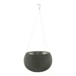 Ghiveci suspendat Ketter Cozies S, maro, 3,2 l, 28 x18 cm