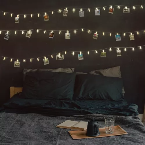 Instalație luminoasă DecoKing, pentru fotografie, alb cald, 20 LED