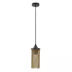 Lampă suspendată Rabalux 72151 Roxas, negru