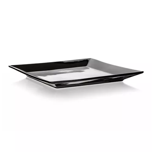 Farfurie întinsă Banquet MITO, 25 x 25 cm, negru